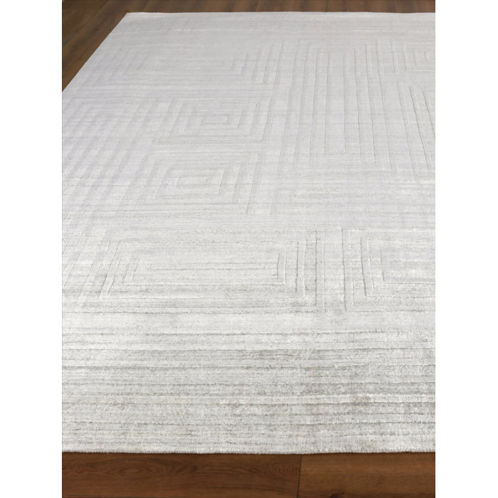 Exquisite Rugs Castelli Handmade HandLoomed Ivory Rug Wayfair